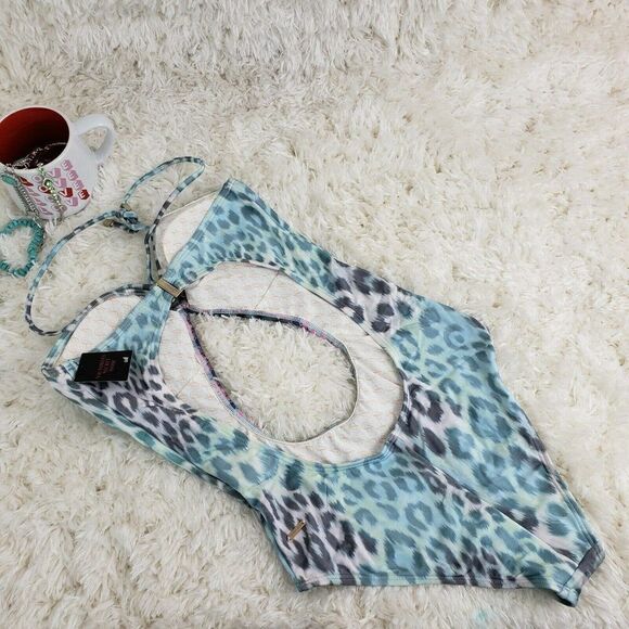 Victoria's Secret Cut out front and back monokini with gems in front Medium - Picture 5 of 8